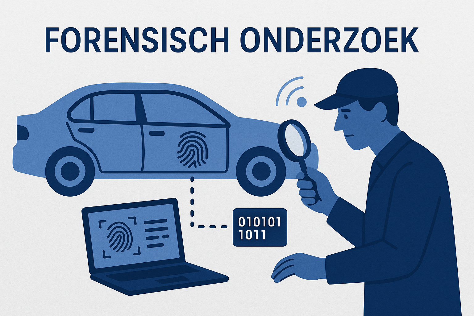 Voertuig identificatie illustratie